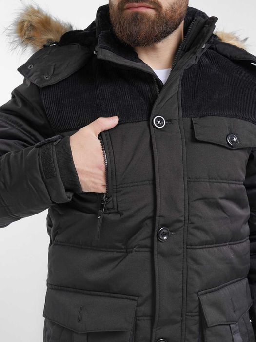 Зимняя мужская куртка пуховик аляска [M-3XL]