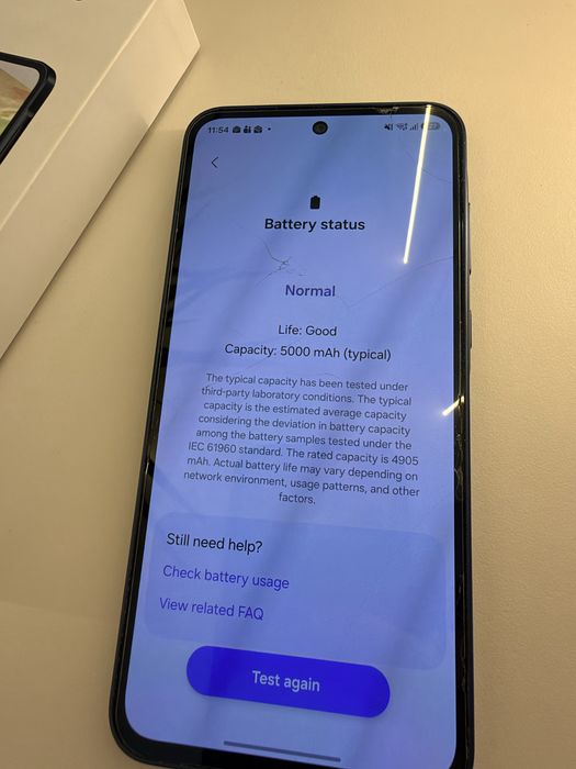 Samsung Galaxy A35 5G, 128 GB, 6 GB RAM – Awesome Navy, cutie și husă