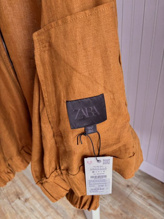 Ветровка/куртка Zara из материала лён 100%