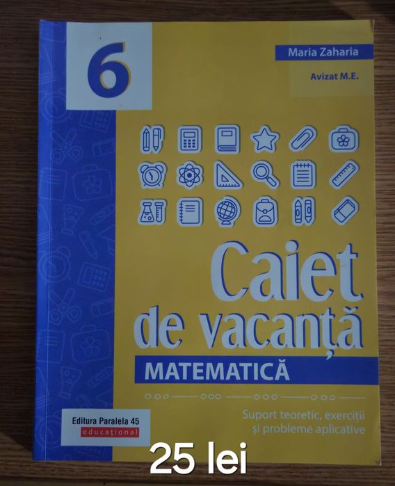 Caiet de vacanță  cl a VI-a
