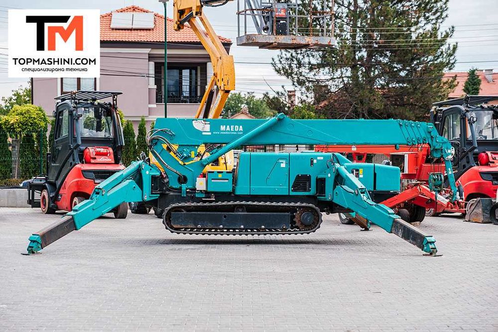 Наем на мини кран спайдер Maeda