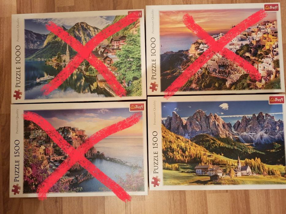 Puzzle 1000, 1500, 2000 piese