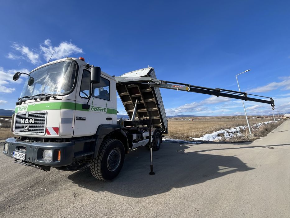 MAN 19.293 basculant cu macara