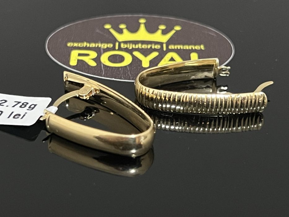 Bijuteria Royal CB : Cercei dama aur 14k 585  2,78 grame