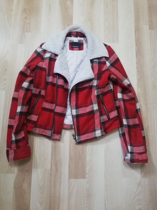 Б.У. Курточка в клетку, короткая (Болгария)