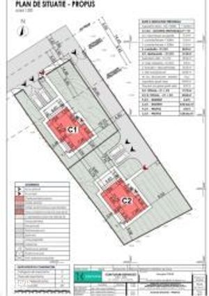 Teren + proiect + autorizatie a doua case P+E Rediu, Iasi