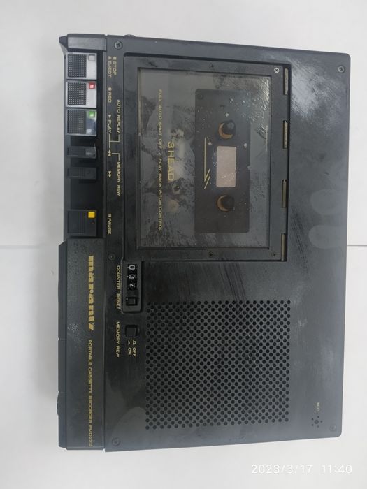 Marantz PMD222 портативный кассетный магнитофон