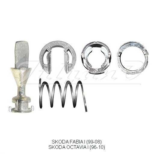 Ремонтен комплект за патрон (ключалка) за VW -AUDI -SEAT -SKODA