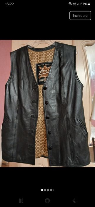 Veste din piele naturală,superbă și fără nici un defect ca nouă
