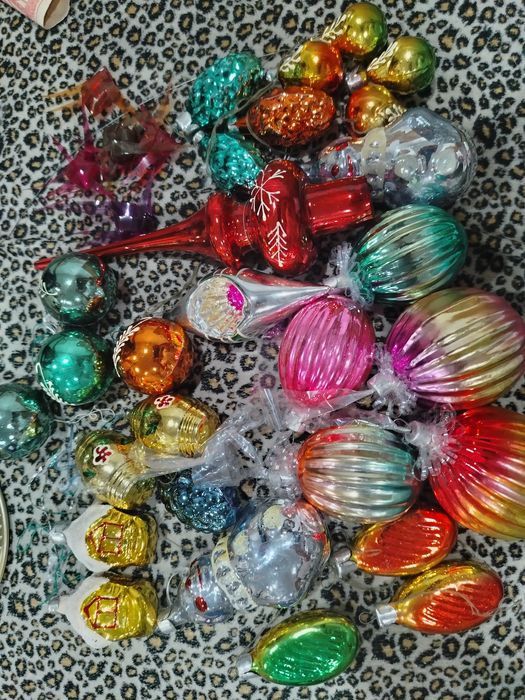 Ёлочные игрушки СССР.