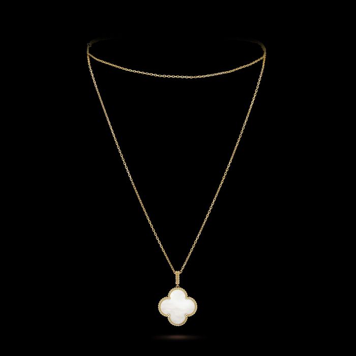 Van Cleef & Arpels VCA Gold Mother Long Magic Alhambra Дамско Колие