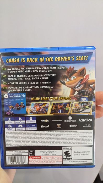 Игра PS4 Crash Team Racing Nitro Fueled