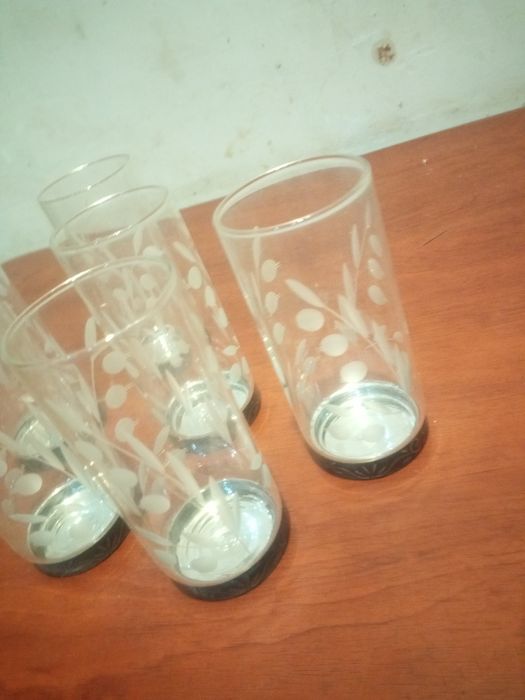 Стопки с мельхиоровым донцом