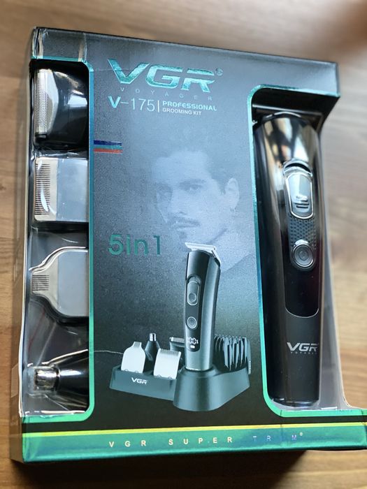 Masina de tuns VGR 5 in 1 *PREMIUM * Afișaj digital *Autonomie 150 min
