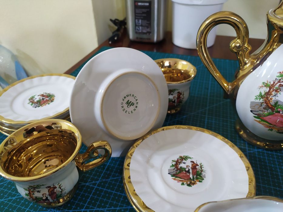 Фарфоровый Кофейный сервиз