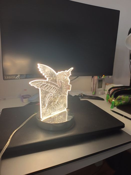 Veioză decorativă LED Karo 7W 400 lumeni, lumină albă 3000-6500K, crom