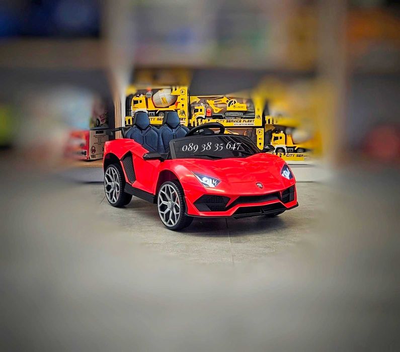 ТОП ЦЕНА!НОВО!Акумулаторна кола Chiara RED с 12V,USB,дистанционно