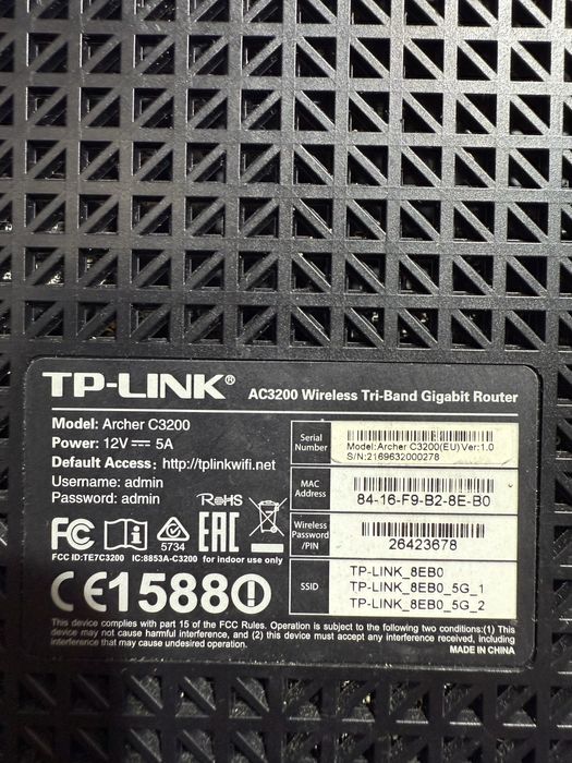 Router TP-Link Archer AC3200 triband gigabit