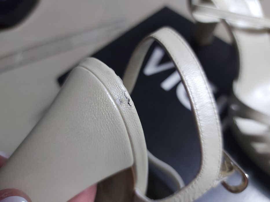 Sandale cu platforma, piele, mas 39