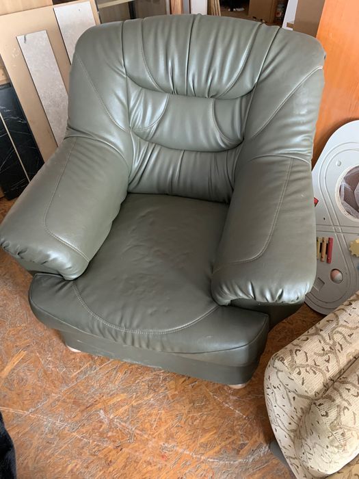 Canapea din piele Verde