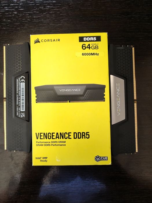 DDR 5 RAM Corsair 64 Gb 2x32 GB 6000 MHz CL40  garanție pe viață emag