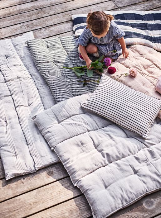 Болалар пахта матраси + ёстиқ - Детский ватный матрас + подушка