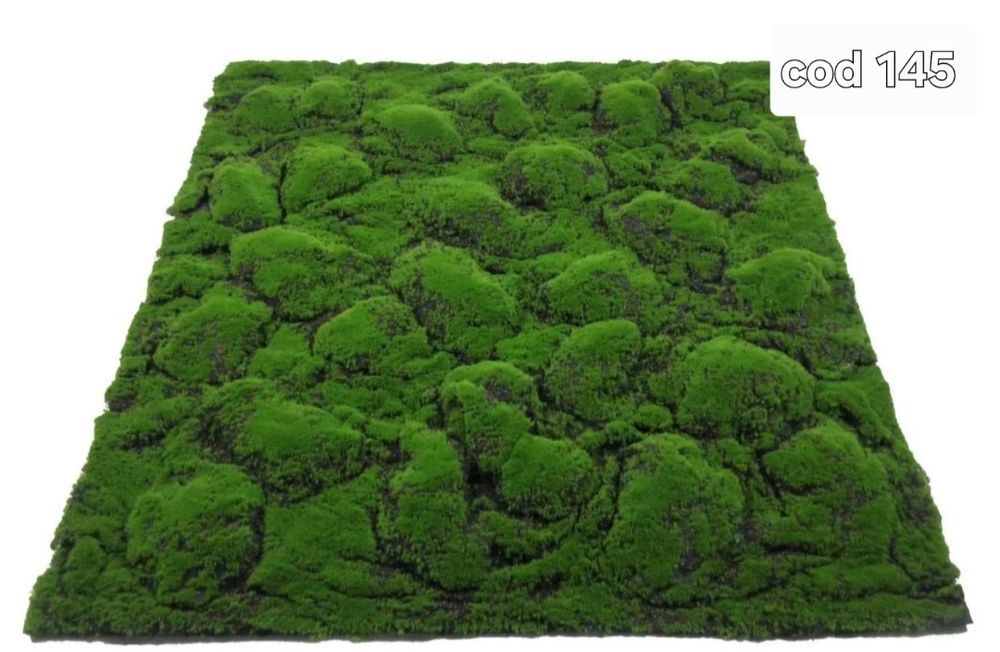 Covor panou verde aspect natural muschi 1mx1m