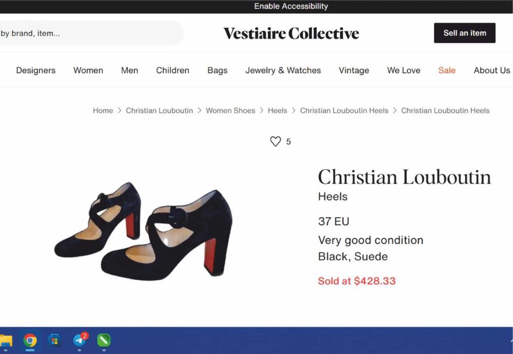 Туфли Christian Louboutin Miss Ellen / Made in Italy / 39-39,5 р