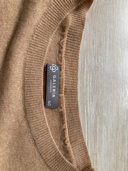 GALERIA 100% Cashmere женски кашмирен пуловер блузон кашмир размер 40
