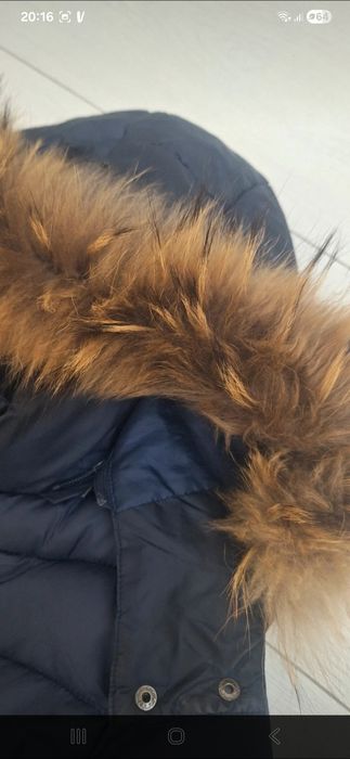 Geaca superba calduroasa cu blana naturala