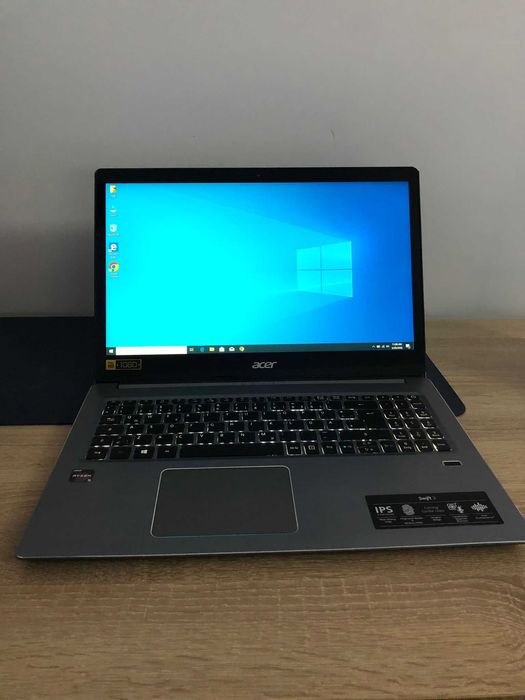 LAPTOP Acer Swift 3 SF315 Ryzen 5-2500-8gb ram-ssd nvme 256Gb ,tastatura iluminata-3 ore bateria-metalic