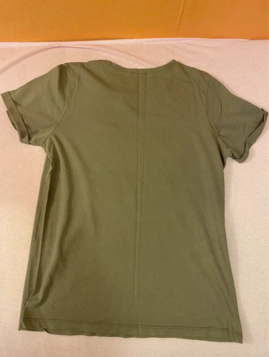 Tricou 100% bumbac verde kaki“Los Angeles”, M/L-casual & confortabil