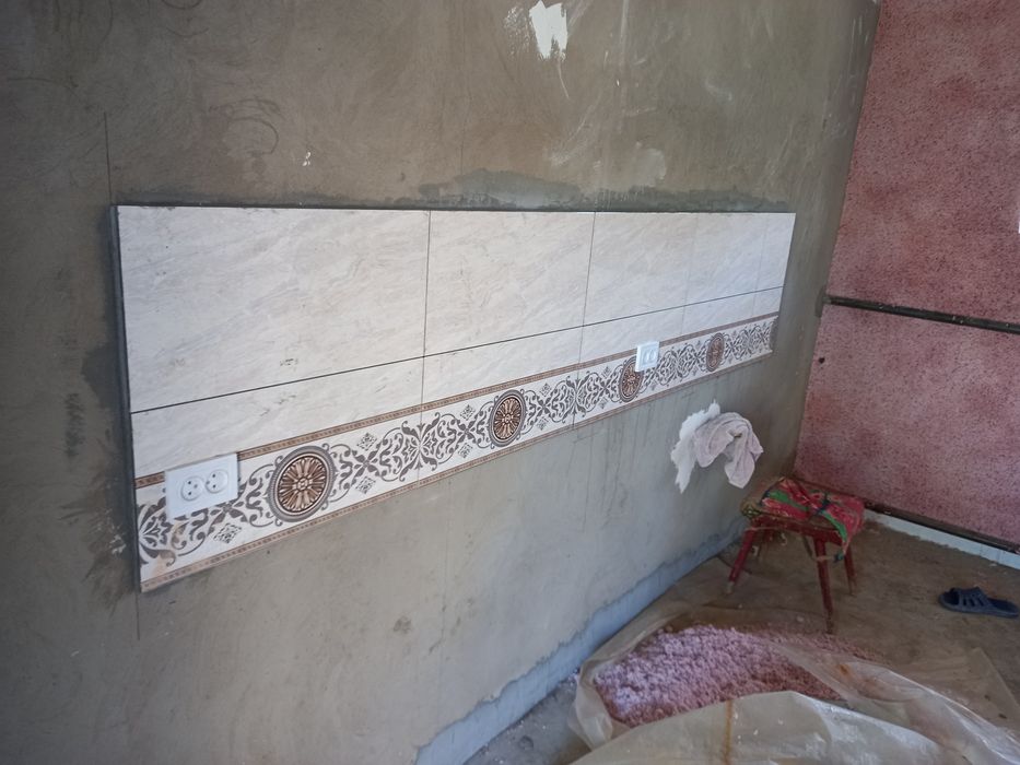 Кафел ишларини киламиз