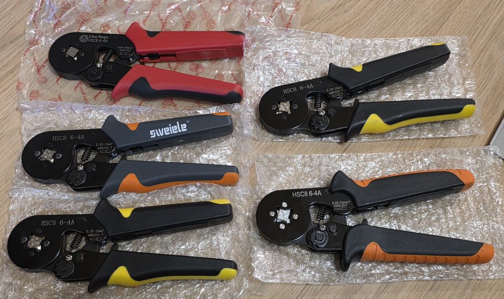 Клещи за кримпване на кабелни накрайници - Кримпващи клещи