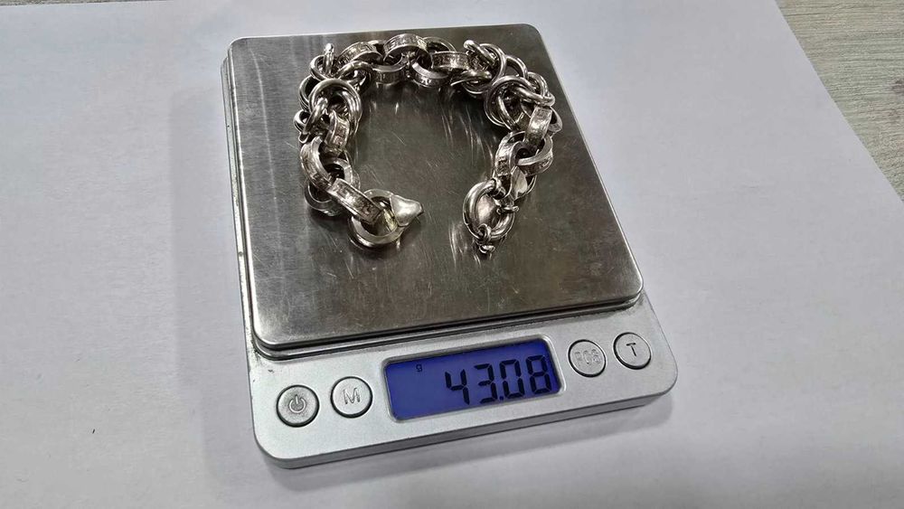 Сребърна гривна 925