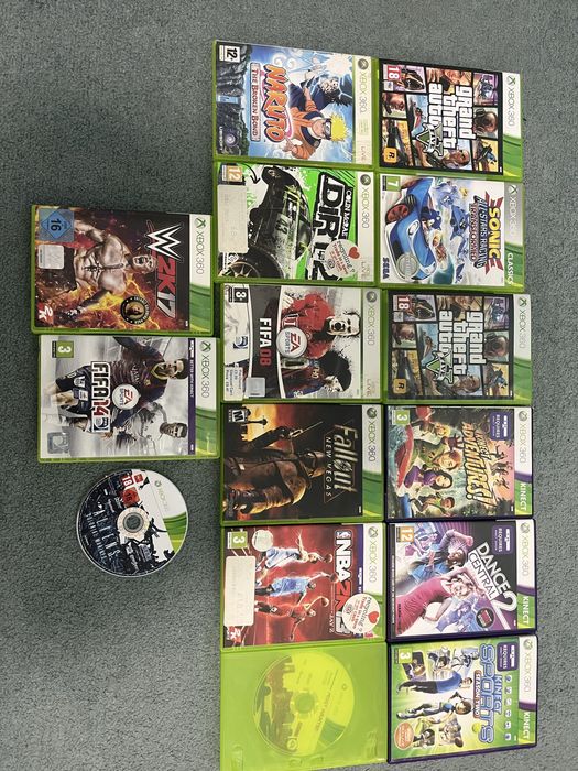 Vand Xbox 360 in stare buna,mentenata a fost facuta,wl vine cu 14 jocu