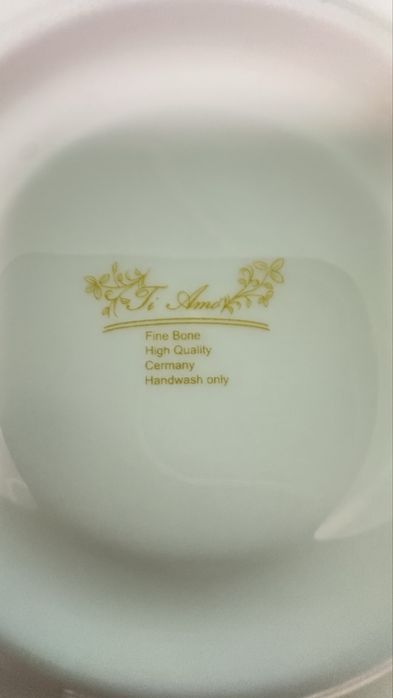 Чайный сервиз Ti Amo костяной фарфор