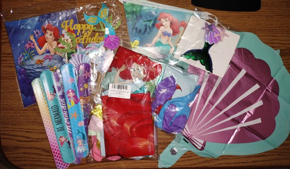 Set petrecere Mica Sirena Ariel