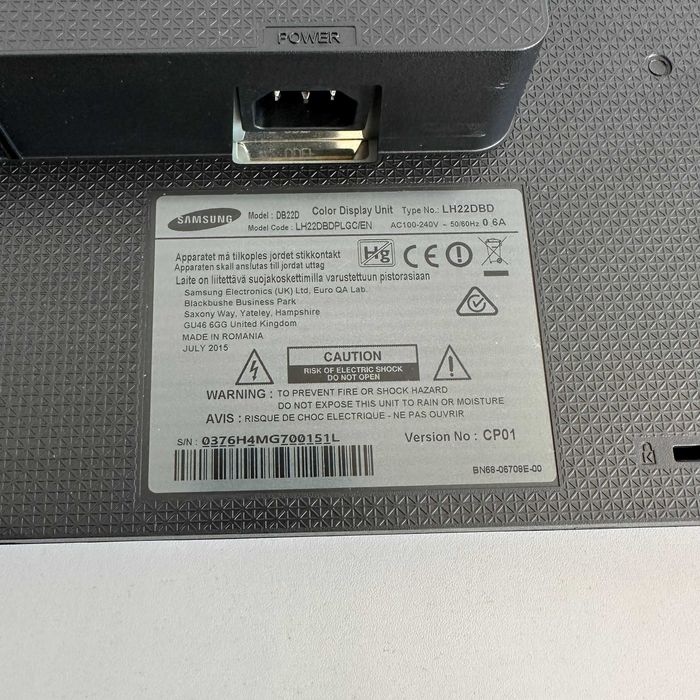 Публичен Дисплей Samsung 22" LED (1920x1080)/Cortex-A9/4GB/HDMI