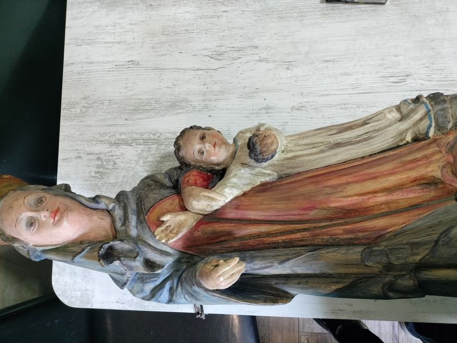 Statuetă scluptură din lemn