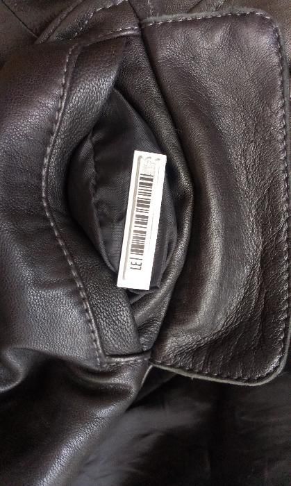 Arma Collection ново ест.кожа яке и шал от естествен косъм