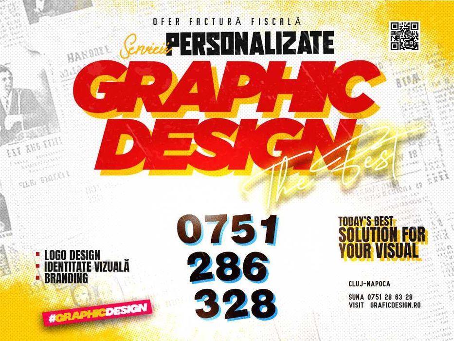 Design Grafic - Logo Design, Broșură, Flyer, Poster - Ofer Factură
