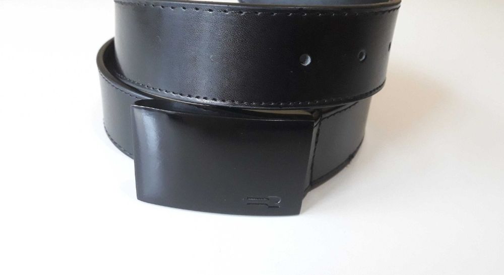 Curea din piele naturala RG 512 , culoare neagra