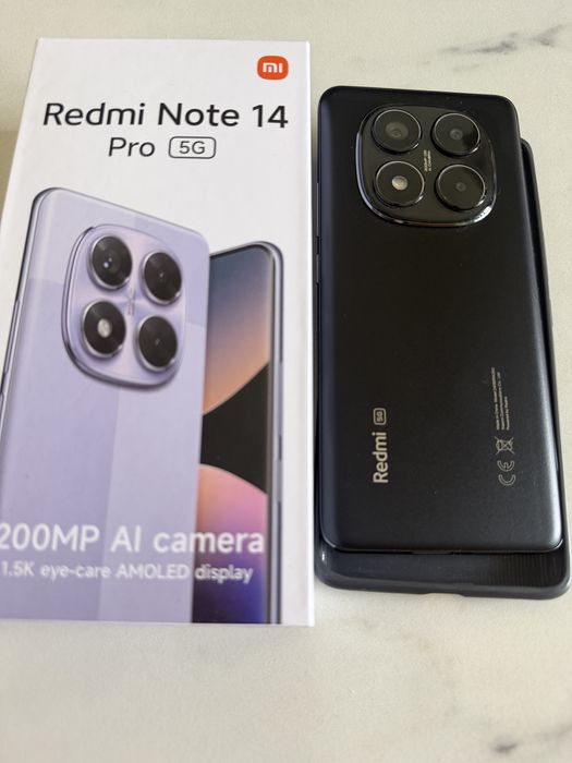 Xiaomi Redmi Note 14 Pro 5G Midnight Black/8GB RAM/256GB