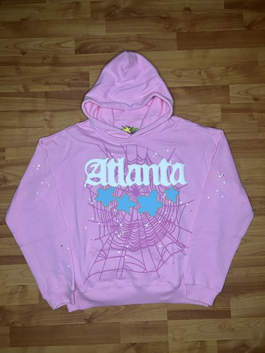 Hanorac Spider / Sp5der Atlanta Roz / Bleumarin