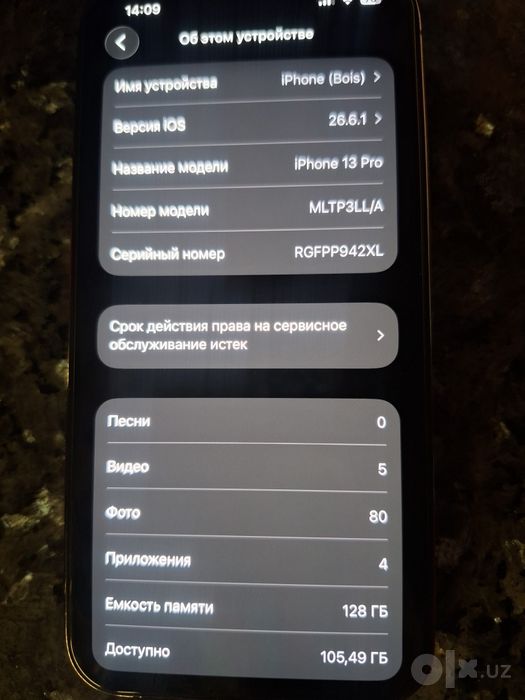Iphone 13 pro black 128gb