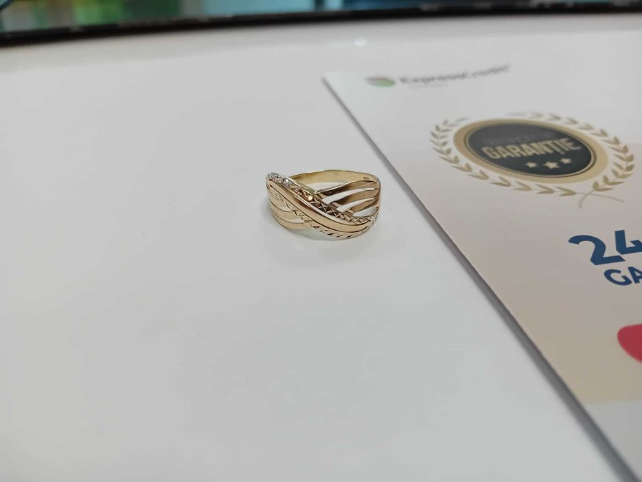 (Ag33) Inel Aur 14K/Garantie 2 ani
