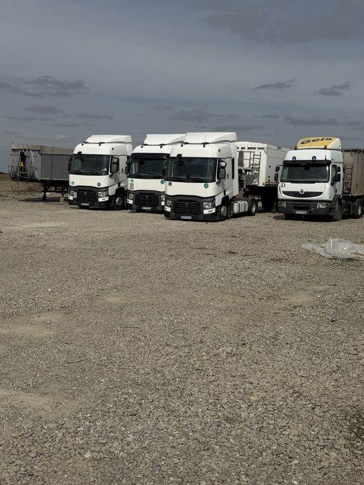 Transport cu basculante,bene de cereale 55mc