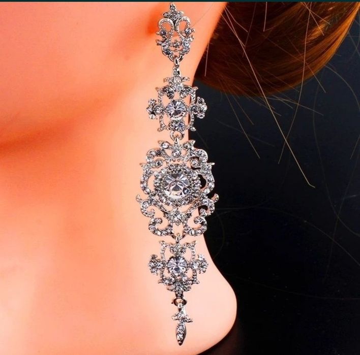 Серьги-подвески, бижутерия