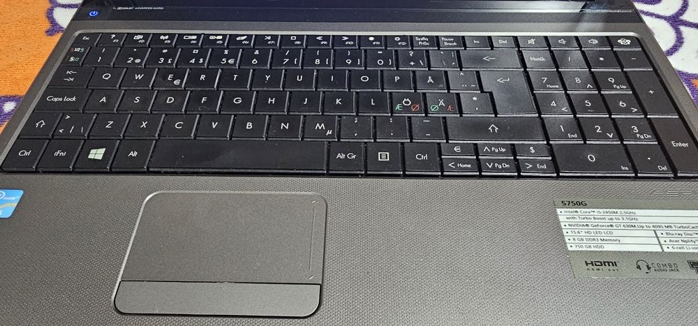 Acer 5750g//////